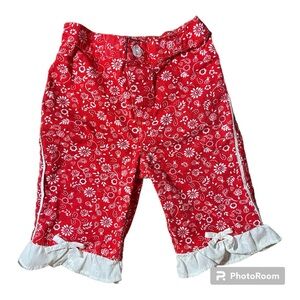 Baby Girl Bandana Like Pants Sz 12 Mo